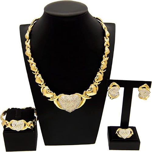 Fashion Gold Jewelry Set 18K for Wedding Bridal