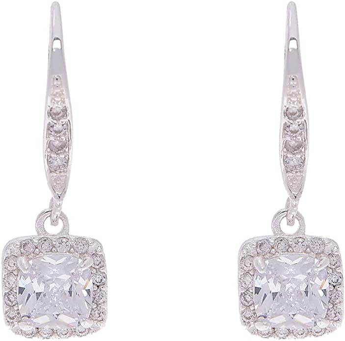 CLASSIC CUBIC ZIRCONIA DROP EARRINGS