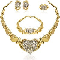 Fashion Gold Jewelry Set 18K for Wedding Bridal