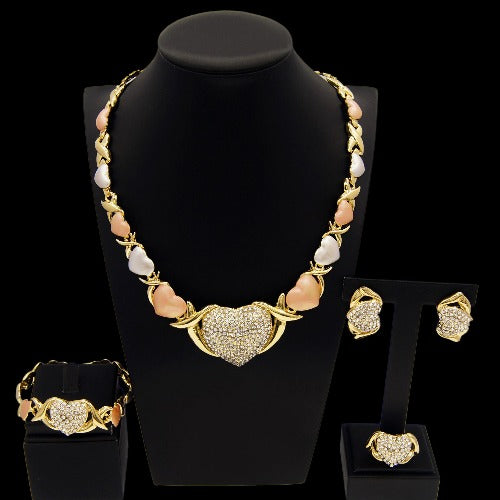 Fashion Gold Jewelry Set 18K for Wedding Bridal